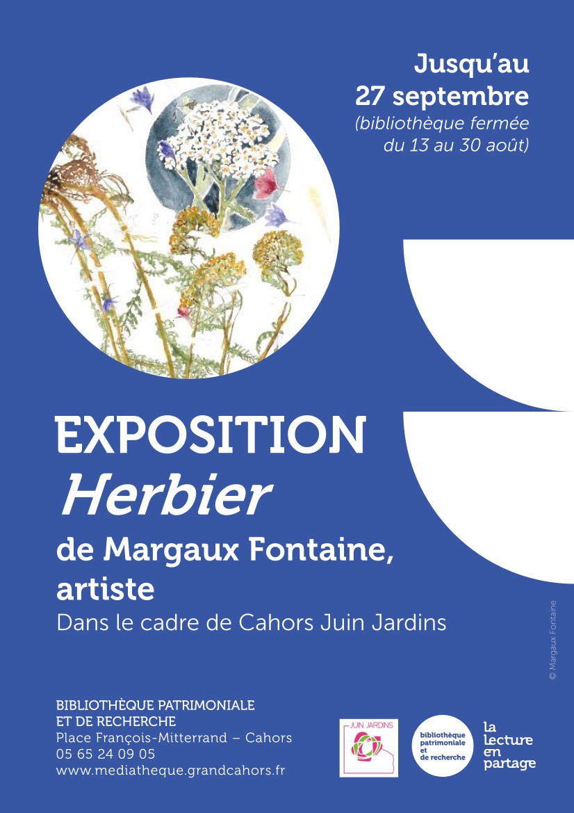 Exposition "Herbier" dans le cadre de Cahors Juin Jardins