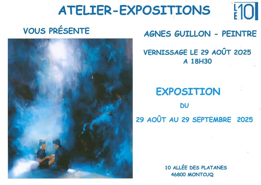 Exposition et vernissage de l'artiste Agnès Guillon