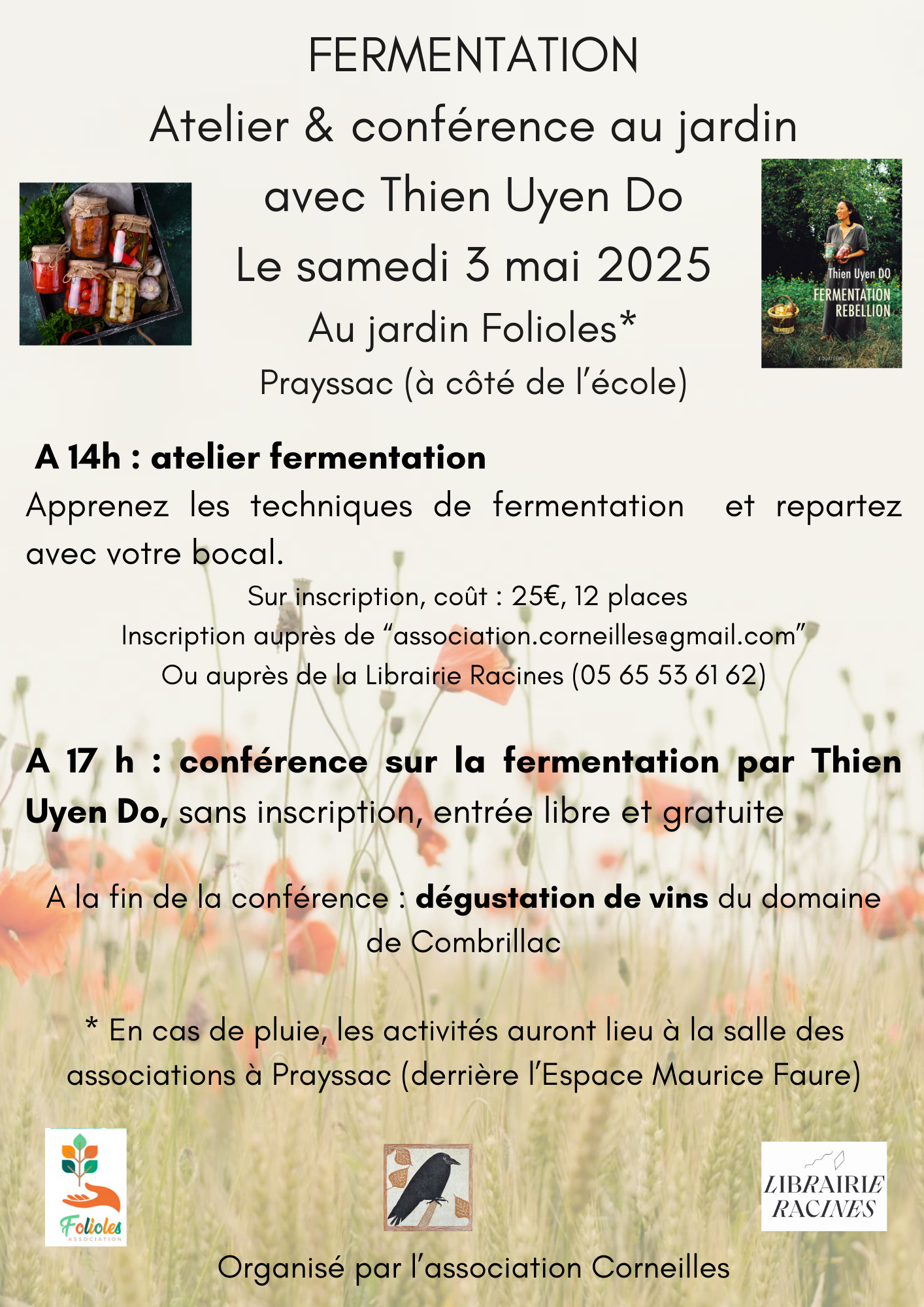 Atelier et conférence au jardin