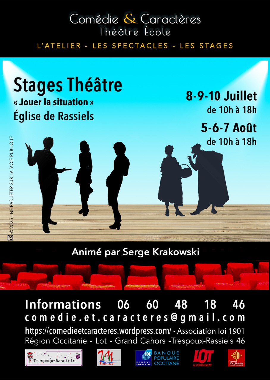 Stage Théâtre d'été : "Jouer la situation"