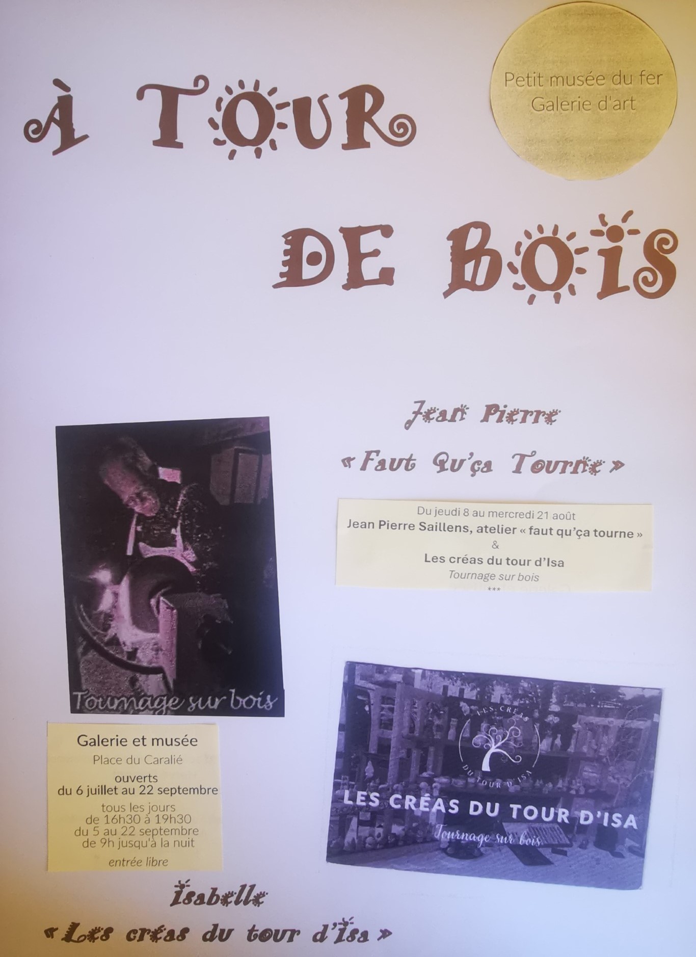 Exposition A tour de Bois