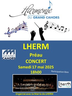 Concert à Lherm: Harmonie du Grand Cahors