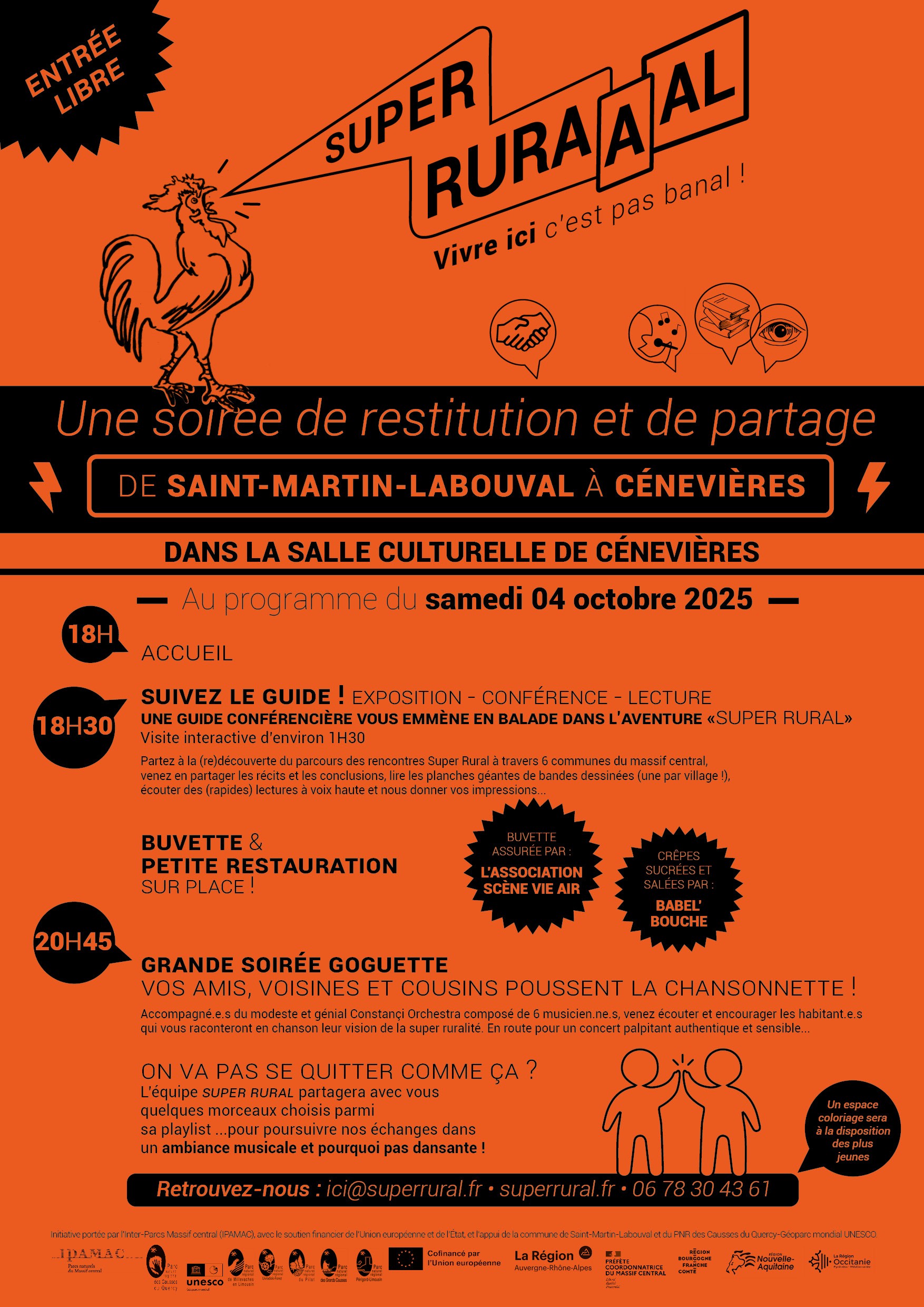 Soirée de restitution Super Rural à Cénevières, Cénevières - photo 2