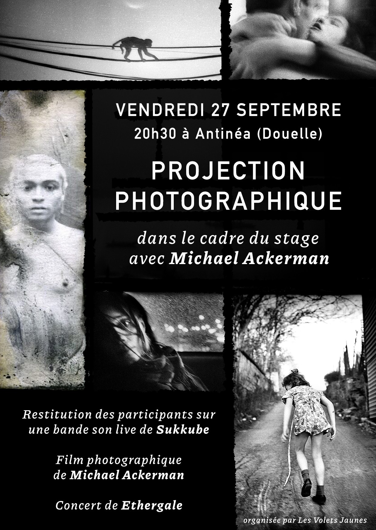Projection photographique avec Michael Ackerman