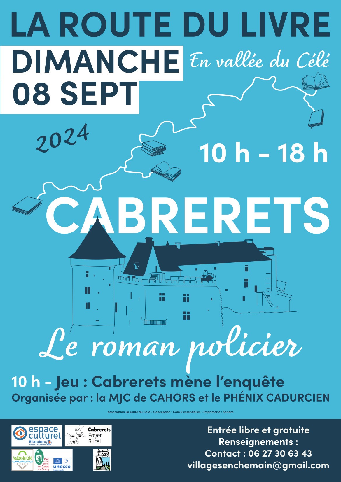 La route du livre à Cabrerets