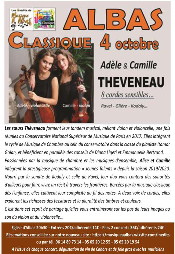 Concert classique à Albas