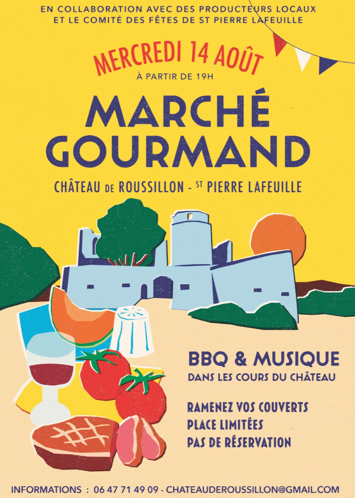 Marché Gourmand au Château de Roussillon