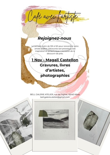 Café avec l'artiste Magali Castellon à la Bell Galerie