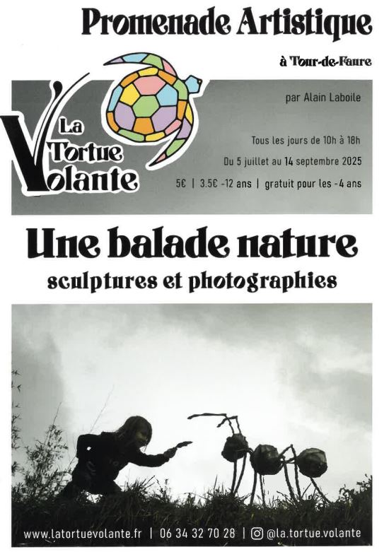 La Tortue Volante ~Promenade artistique, Tour-de-Faure - photo 8