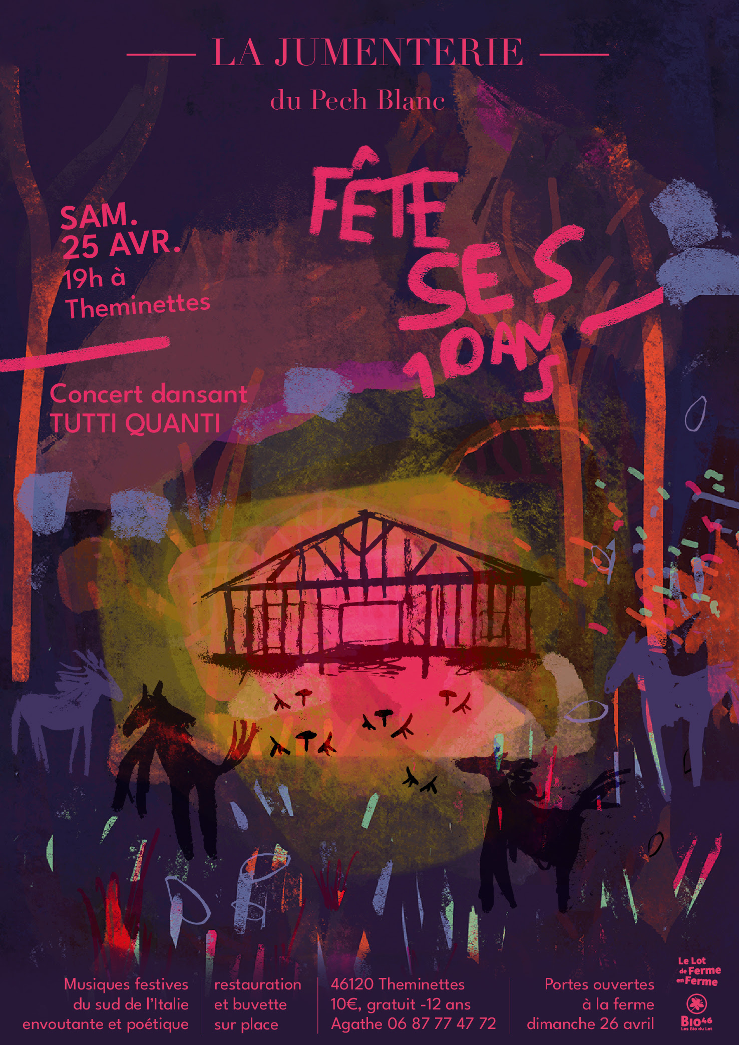 De ferme en ferme, la jumenterie de Pech Blanc à Théminettes