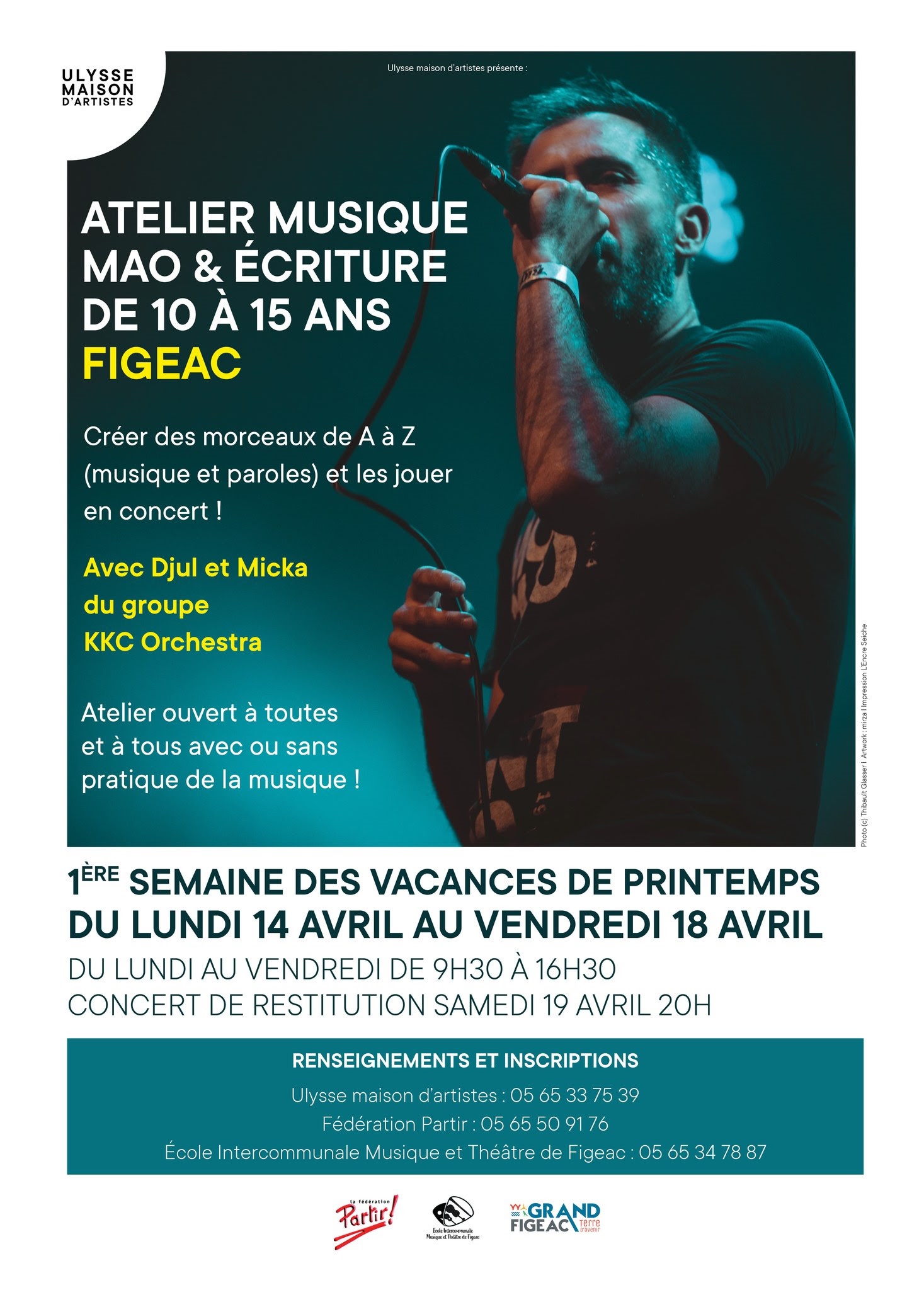 Atelier musique MAO et écriture