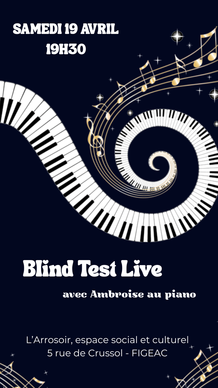 Blind Test Live-piano à l'Arrosoir Figeac - photo 2