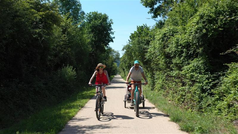 vélos de face voie vertet Duravel