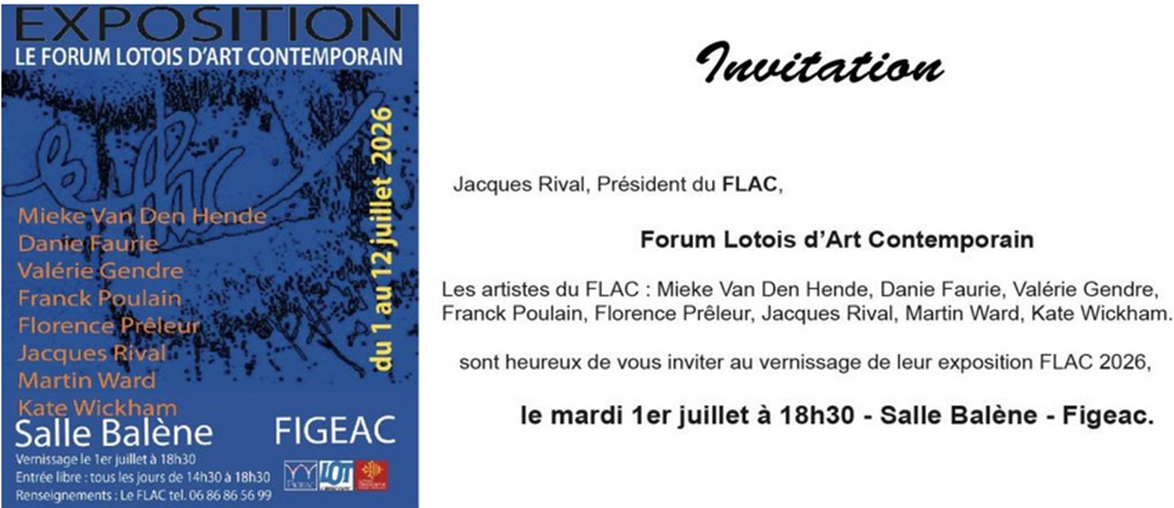 Exposition du Forum lotois d'art contemporain