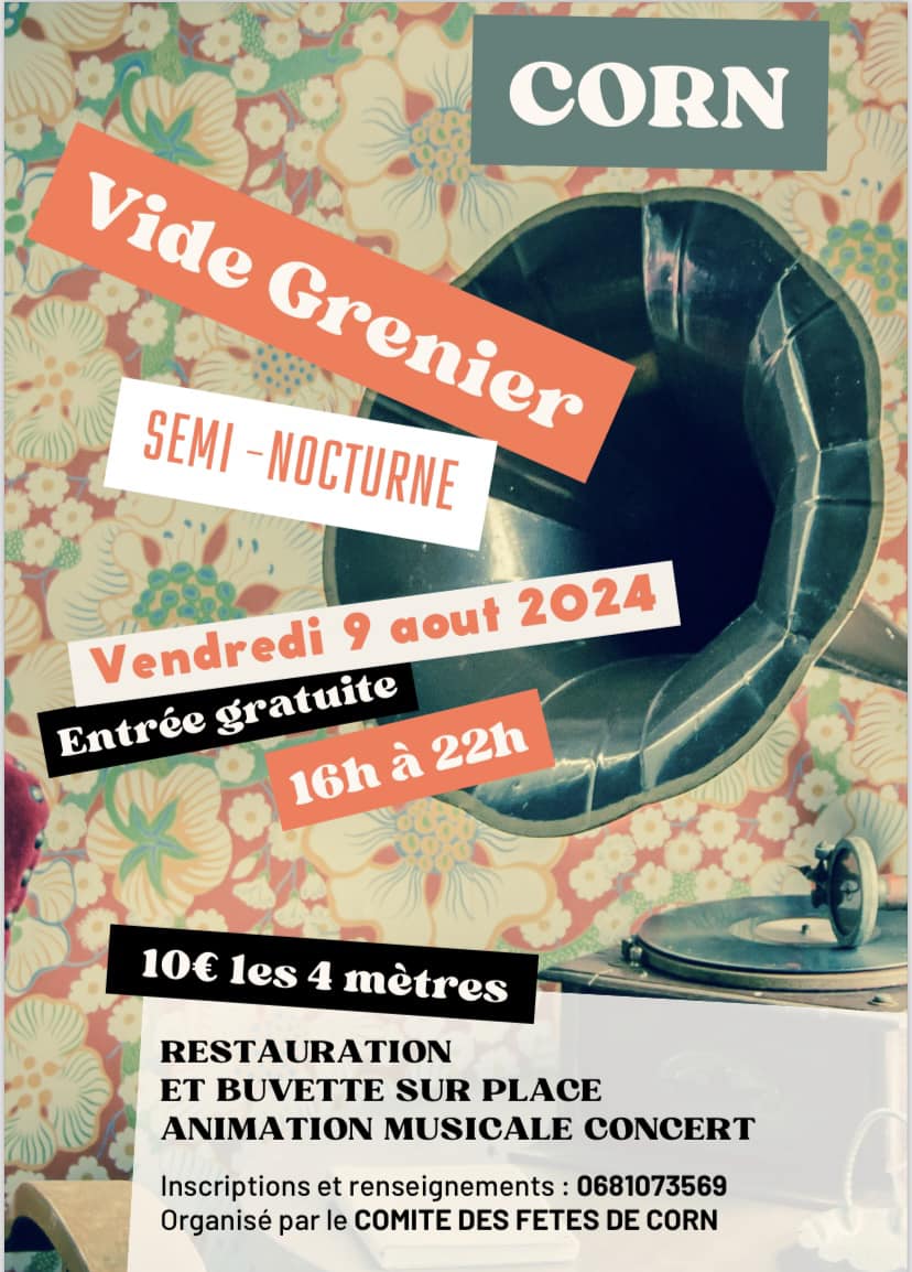 Vide-Greniers en Semi Nocturne à Corn, Corn - photo 3