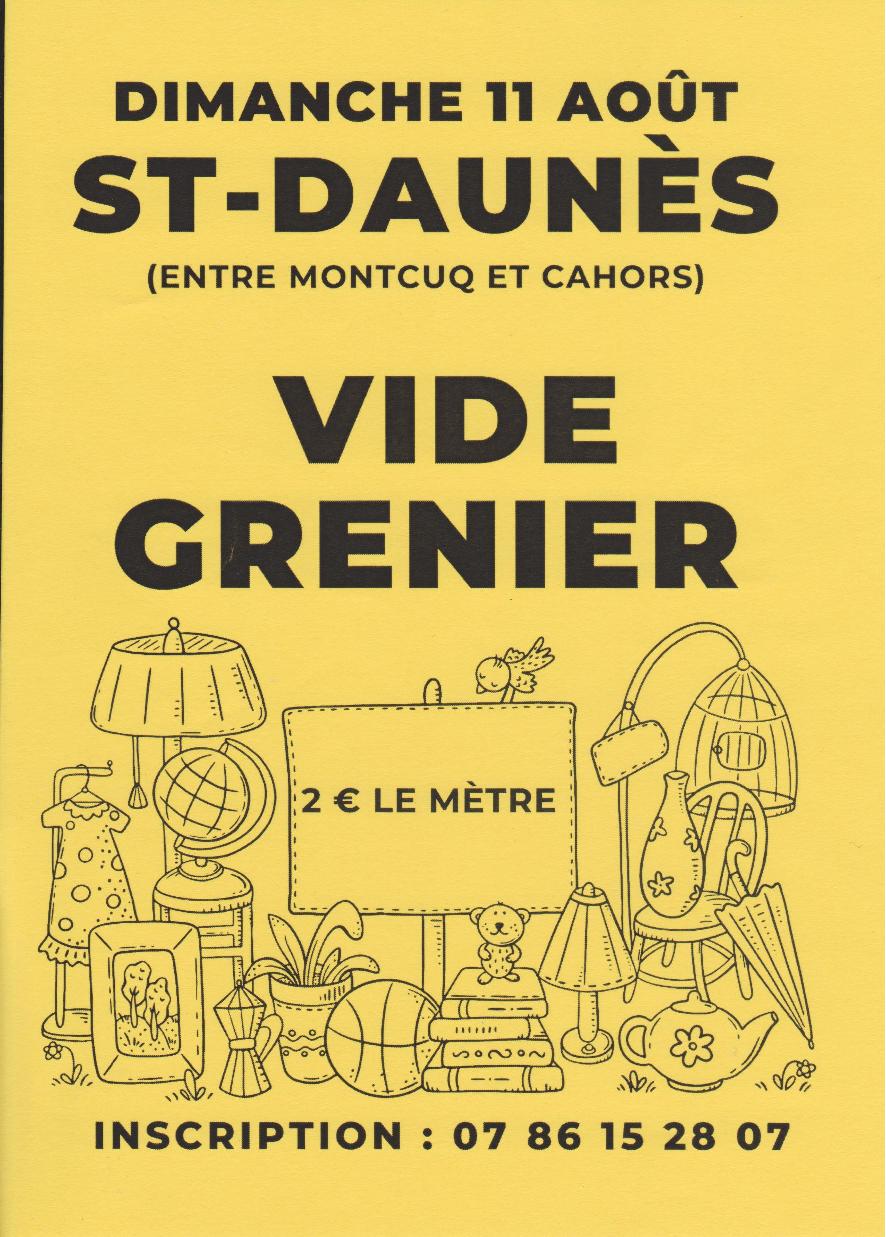 Vide-greniers à Saint-Daunès